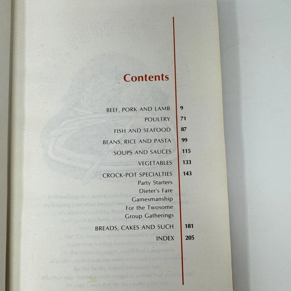 Vintage Crock-Pot Cooking Neill HC Linden Press Illustrated Pat Stewart 1975 USA